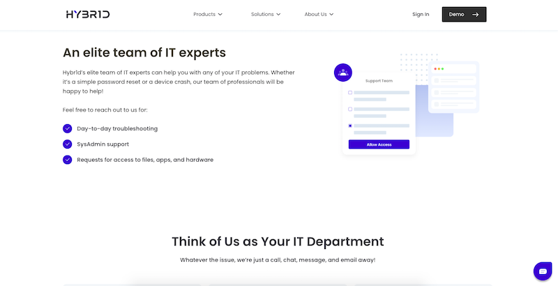 hybr1d IT support